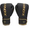 Boxerské rukavice RDX F6 čierno-zlaté 6 oz