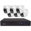 Securia Pro IP kamerový systém NVR6CHV8S-W SONY DOME smart, biely Nahrávanie: 4TB disk