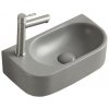 Mexen Viera, umývadlo na dosku 40x21x12 cm, pravé, svetlá šedá matná, 21274061R