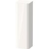 Duravit Happy D.2 Plus - Vysoká skrinka, 134x40x36 cm, pánty vpravo, biela vysoký lesk HP1261R2222