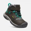 KEEN RIDGE FLEX MID WP K magnet/greenlake US 11 / EU 29,0 / UK 10 / 18 cm; Šedá dětská obuv