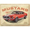 Plechová ceduľa Ford Mustang - GT 1967 Red, 40 x 30 cm