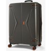 Cestovný kufor ROCK TR-0251/3-L ABS - drevené uhlie - 107 L + 20% EXPANDER
