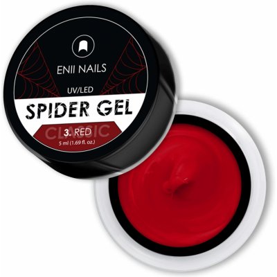 ENII NAILS Classic Spider Gel 3 Red 5 ml