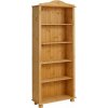 Knižnica z borovicového dreva v prírodnej farbe 70x181 cm Ella – Støraa