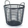 Kôš s uchami ZANZI BASCET antracit 43cm (Prosperplast IKPIR430-S443)