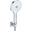 Duravit Sprchy - Set sprchovej hlavice, držiaka a hadice, 3 prúdy, chróm/biela UV0712001005