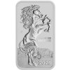 The Perth Mint strieborný minca v tvare zliatku minca Rectangular Lunar Horse 2026 1 Oz