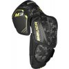 Hokejové chrániče lakťov Bauer SUPREME M3 ELBOW PAD-SR čierna,tmavo sivá,žltá