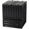 ECO KING KOMPOSTÉR na KOMPOST Garantia 400L 2-komorový Garantia čierny