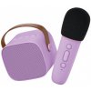 Lalarma Bluetooth Karaoke set Mikrofón a Reproduktor Purple