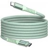 Kábel Verbatim 31855 USB USB C samec - USB C samec, 100W, 1.2m, zelený