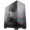 DEEPCOOL skříň CG580 4F / ATX / 4x120mm ARGB fans / 2xUSB 3.0 / panoramatická / tvrzené sklo / černá R-CG580-BKADA4-G-1