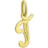 Silvego Zlatý prívesok písmeno T SILVEGOBG10289T