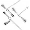 BEDROOM FANTASIES Nipple and Clitoris Clamps Silver