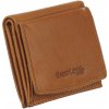 Mini kožená peňaženka GreenLand Nature s RFID ochranou 10 x 9,5 cm