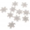 Sada vianočných ozdôb Snehová vločka, 8 ks,polyrezín