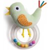 TAF TOYS Baby plyšový ptáček s kuličkami