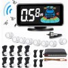 8ks PARKOVACIE SENZORY PARKTRONIC S LED LCD DISPLEJOM
