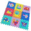 Penové puzzle zvieratá a dopravné prostriedky 9 kusov