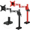ARCTIC Z1 red - single monitor arm with USB Hub in ORAEQ-MA007-GBA01