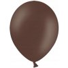 Balóny pastelové kakaové 23cm 10 kusov