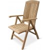 InternetovaZahrada Záhradné polohovacie kreslo America teak