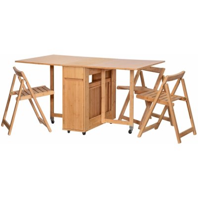 VerDesign SAIGON rozkladací set stôl + 4 stoličky