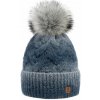Fashionweek Moderni Vlnená zimná čiapka s bambulíflísová podšívka WOOLK PEGGY Farba: Jeans, Veľkosť: Universal