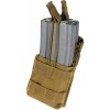 CONDOR OUTDOOR sumka MOLLE na zásobníky 2xM16 otvorená COYOTE BROWN