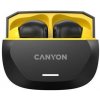 Canyon Hexagon 7, True Wireless Stereo Bluetooth 5.4 slúchadlá do uší. ANC, ENC funkcie, výdrž 27 hod, žlto-čierne CNS-TWS7BY