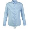 NEOBLU | Blaise Women, Mikro keprová dámska košeľa s dl. rukávom, modrá soft, XL