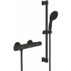 Grohe QuickFix Precision Start - Sprchový set s termostatom, matná čierna - 345972431