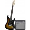 Fender Squier Affinity Strat pack HSS - Brown Sunburst