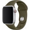 FIXED Silicone Strap na Apple Watch 42/44/45 mm olivový FIXSST-434-OL