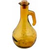 Žltá fľaša na olej z recyklovaného skla Ego Dekor Olive, 500 ml