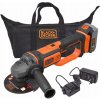 Black & Decker BCG720M1 Uhlová brúska 125mm (18V/1x4,0Ah) Taška