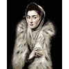 Zuty – Maľovanie Podľa Čísel – Dáma S Kožušinovým Golierom (El Greco), 40 × 50 cm, Plátno + Rám 8596530099055