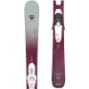 Dievčenské zjazdové lyže Rossignol EXPERIENCE W PRO KID-X + KID 4 GW fialová,svetlo zelená,čierna
