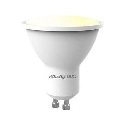 Shelly DUO, GU10, WiFi chytrá žiarovka , viacbielná Viacbielná Biely