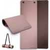 Podložka na cvičenie inSPORTline Kikami 180x61x0,8 cm bamboo beige-hnedá
