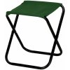 Turistická kempingová stolička skladacia - tmavozelená
