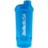 BiotechUSA Šejkr Wave + compact 500ml - modrý