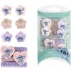 Disney Stitch štipce na vlasy 6 ks + gumička do vlasov 4 ks
