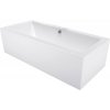 Mexen Cube obdĺžniková vaňa 180 x 80 cm s obkladom, biela - 55051808000X