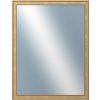 DANTIK - Zrkadlo v rámu, rozmer s rámom 70x90 cm z lišty TOOTH malá zlatá (3161)