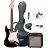SX SE1 Black Elektrická gitara