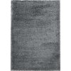 Kusový koberec Fluffy shaggy 3500 light grey Kruh průměr 120 cm