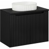 Súprava skrinka Comad Nova Black NOVA BLACK D2 82-80-2D, umývadlo Comad Beyond 5 BEYOND 5 WHITE ( E-6564 ), NOVA BLACK B 89-80