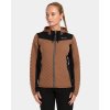 Dámska zateplená mikina Kilpi NEVIA-W hnedá 50